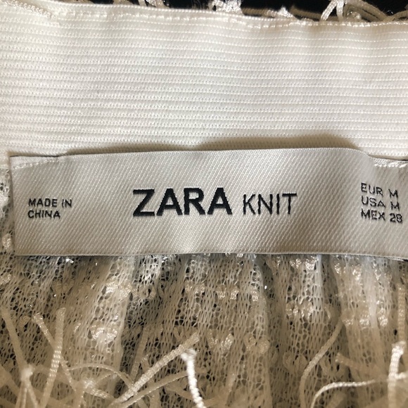 White Eyelash Fringe Party Top - Picture 7 of 7